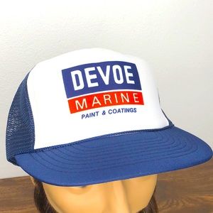Vintage Devoe Marine Paint & Coatings SnapBack Hat